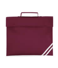 Book Bag (Burgundy) with Logo - Ashmount School
