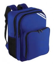 Rucksack (Royal Blue)  - with Logo Holywell Primary School