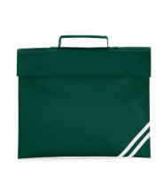 Book Bag (Bottle Green) with Logo - Beacon Academy