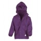 Reversible Jacket (Purple or Green) with Logo - Beacon Academy