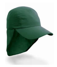 Legionnaire Hat (Bottle Green) with Logo - St Botolphs Primary School