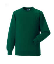 Sweatshirt (Bottle Green) with Logo - St Botolphs Primary School