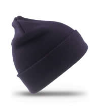 Woollen Hat (Navy Blue) with Logo  - St Clares Coalville
