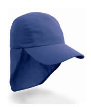 Legionnaire Hat (Royal Blue) with Logo  - Holywell Primary School