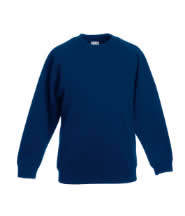 P.E. Sports Jumper (Navy Blue) with Logo - Holywell Primary School