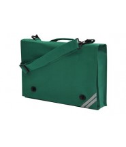Book Bag (Jade) with Carry Strap -with Logo  Broom Leys