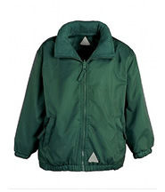 Reversible Jacket (Bottle Green) with Logo - St Botolphs Primary School