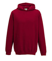 P.E. Hoodie Jumper (Red) with Logo - Kegworth Primary School
