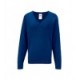 Knitted Jumper (Royal Blue) with Logo - Thorpe Acre Junior School